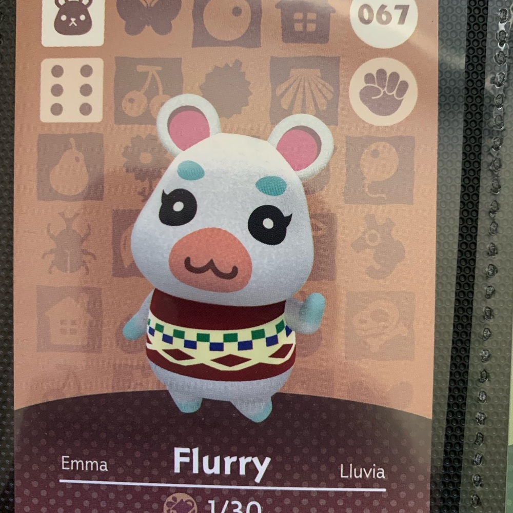 Flurry 067 - Nintendo Animal Crossing amiibo card